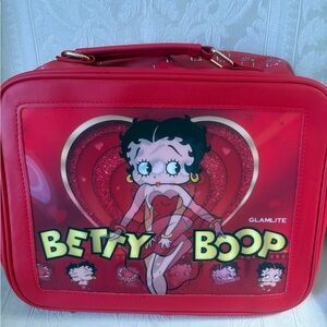 Glamlite x Betty Boop Lenticular Cosmetics Bag Makeup Case NWT